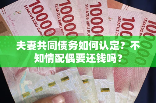 济南夫妻共同债务如何认定？不知情配偶要还钱吗？