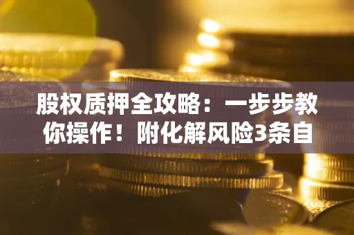 济南股权质押全攻略：一步步教你操作！附化解风险3条自救法则