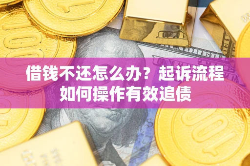 济南借钱不还怎么办？起诉流程如何操作有效追债