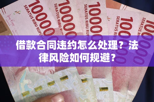 济南借款合同违约怎么处理？法律风险如何规避？