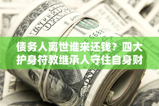 济南债务人离世谁来还钱？四大护身符教继承人守住自身财产